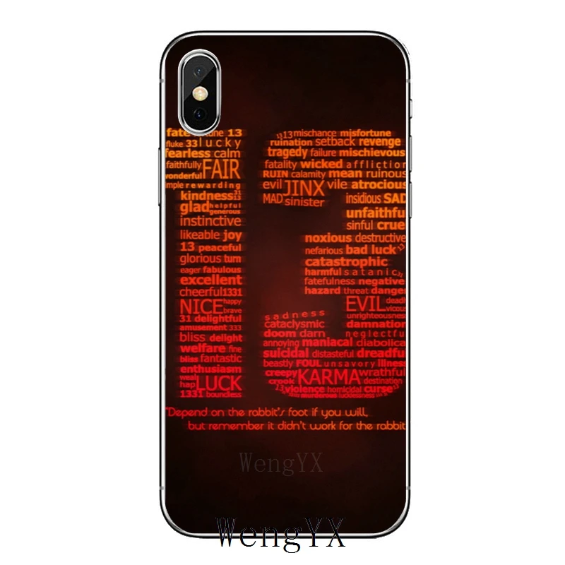 Чехол lucky number 13 для Xiaomi Redmi Note 7 6 6A 5A 4 4A 3 pro S2 5 plus 4x Pocophone F1 чехол | Мобильные телефоны