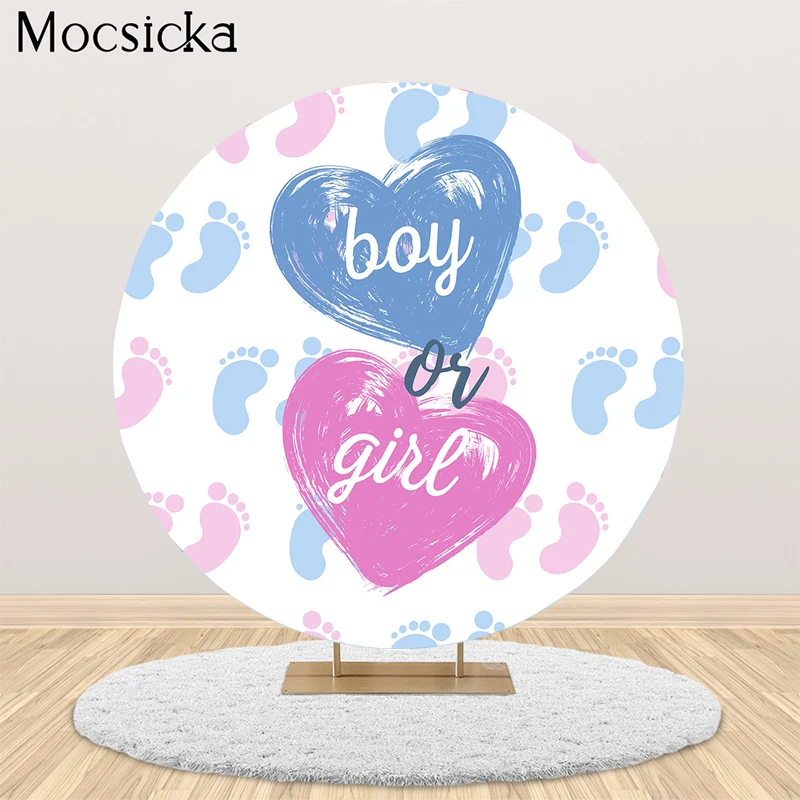 

MOCSICKA пол раскрываемые круглые фоны детский душ фото обои мальчик девочка фотообои Студия Стенд