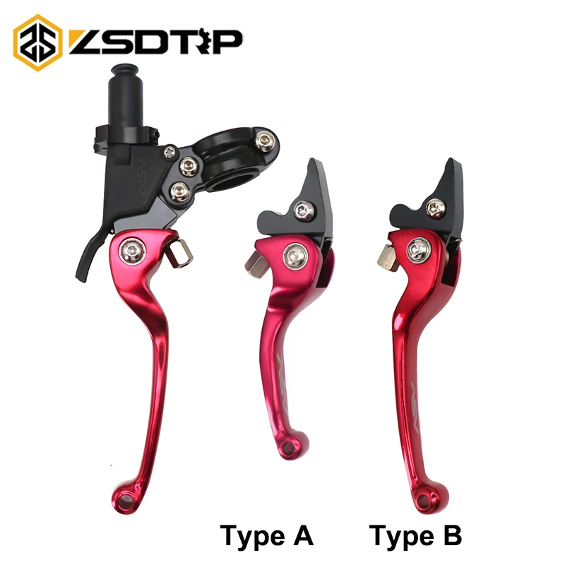 ZSDTRP L130 CNC ASV F3 сцепные рычаги складные для Honda Yamaha Kawasaki Suzuki мотоцикл питбайк Dirt Pit