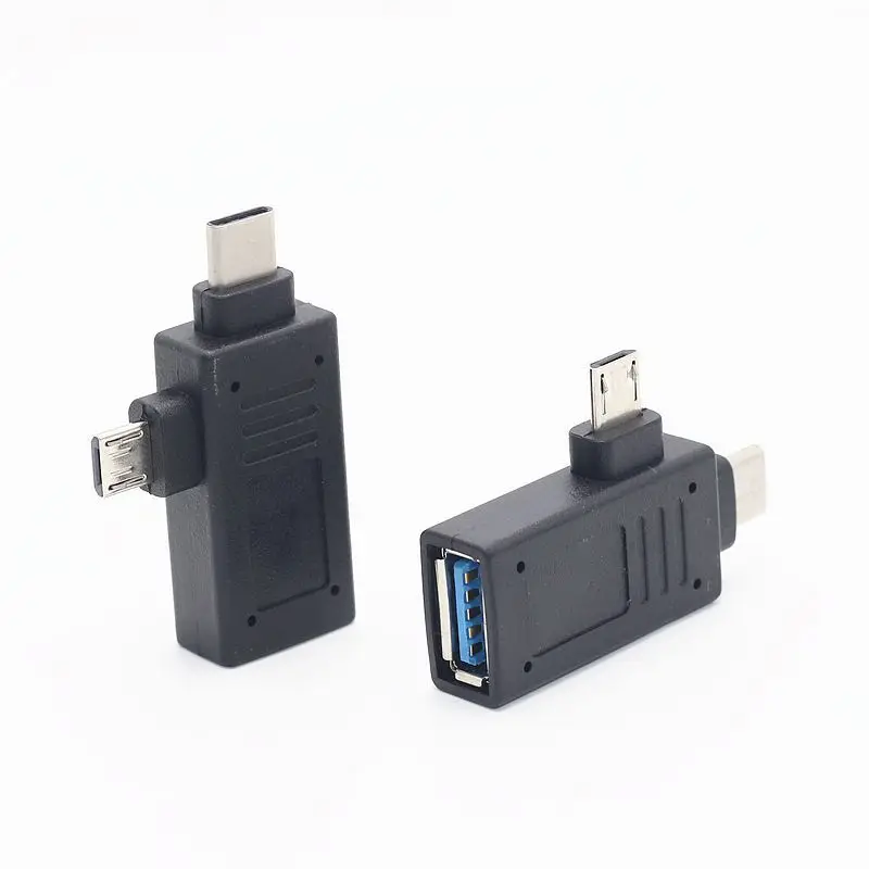 2020 Новый OTG кардридер Android Phone U диск 3 0 адаптер USB 1 Type c Micro два в одном Usb
