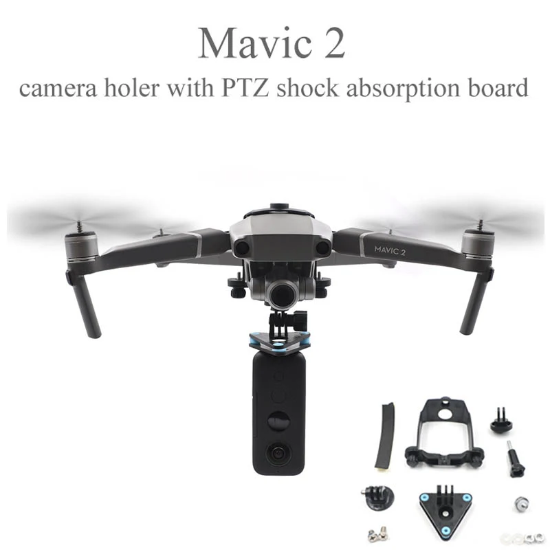 DJI MAVIC 2 PRO ZOOM Panorama 360 Degree VR Sport Camera Anti-shock Hanging Bracket Top Mount Holder Adapter Accessories Parts |