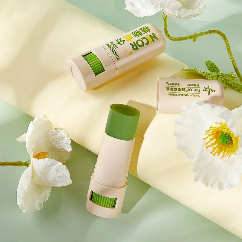 Антизудный пластырь 7 грамм Палочка мятного аромата с растительными экстрактами китайской медицины, увлажняющий, охлаждающий, успокаивающий укусы комаров и облегчающий зуд.