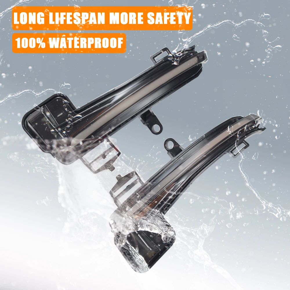 

Superb Side-Wing Bicolor LED Dynamic Turn Signal Blinker Mirror Flasher Light For Skoda Superb A7 B8 MK3 III Typ 3V 2016-2019