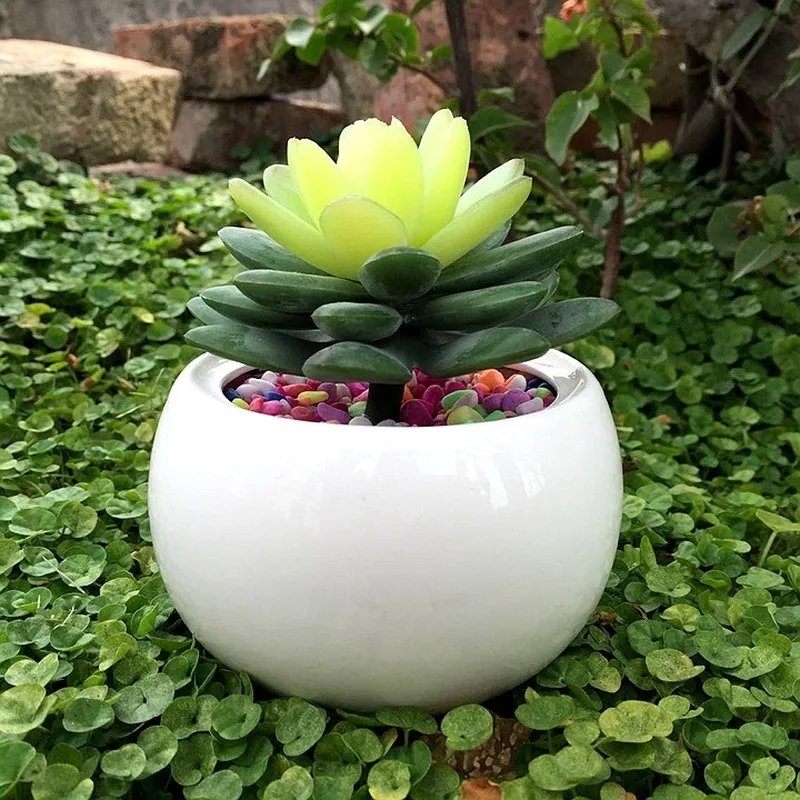 Керамический горшок для растений с отверстием слива современный декоративный