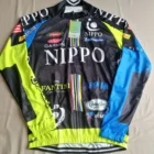 Осенняя полиэстер 2020 команда Nippo с длинным рукавом, велосипедная Джерси, быстросохнущая Мужская одежда для горных велосипедов