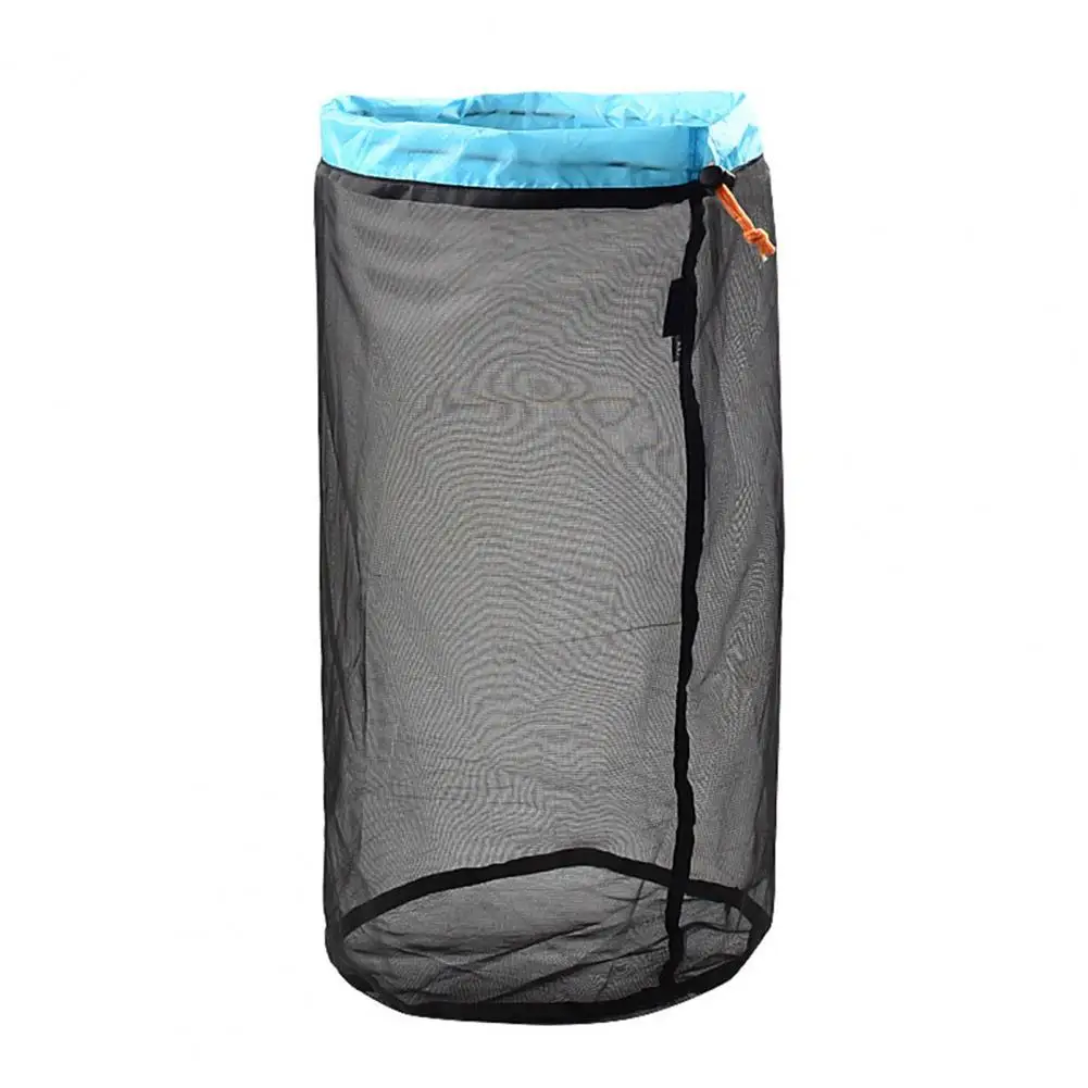 

5Pcs Practical Mesh Bags Portable Ultralight And Easy to Carry Drawstring Hanging Mesh Bags Storage Sack for Outdoor Travel Cam