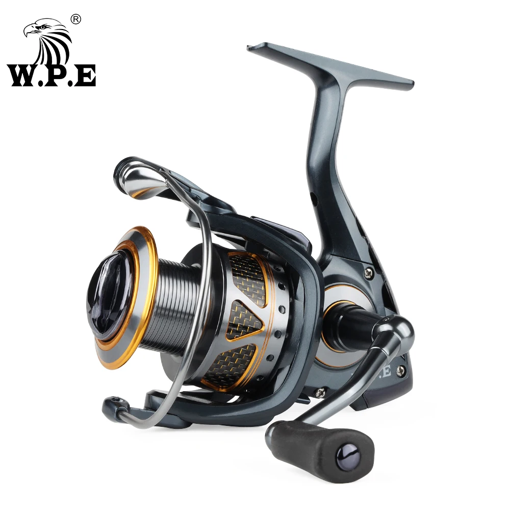 

W.P.E SC16 9+1 Ball Bearings 30F/40F Full Metal Spinning Fishing Wheel with 5.5:1 Carp Fishing Tackle Fishing Reel