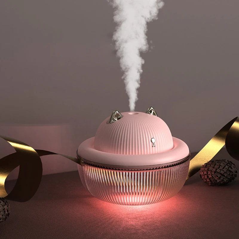 

300ml Cute Pet Humidifier with Colorful Atmosphere Lights Cool Mist Humidifier for Office Home Bedroom Baby Room