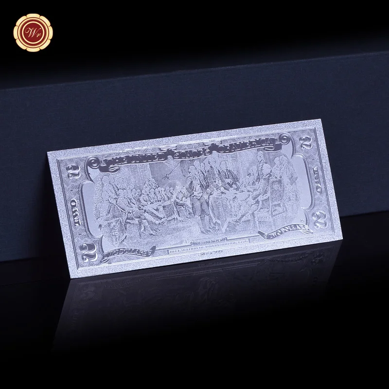 Памятная банкнота из золотой/серебряной фольги в долларах США | Дом и сад