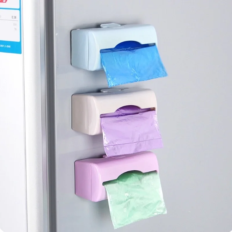 

1 шт., настенный контейнер для мусорных пакетов