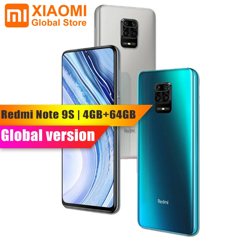 Смартфон Xiaomi Redmi Note 9S 4+64ГБ|Смартфоны| |