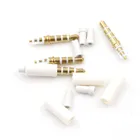 4 шт.лот 4 полюса 3,5 мм аудио разъем Jack адаптер 3,5 мм разъем стерео гарнитура штекер с хвостом