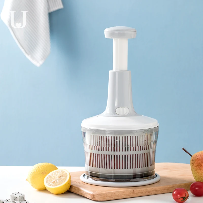 Xiaomi Jordan&ampJudy Kitchen Mutlifunction Manual Meat Grinder Hand-power Chopper Fruit chili Vegetable Nuts Herbs Garlic Cutter |