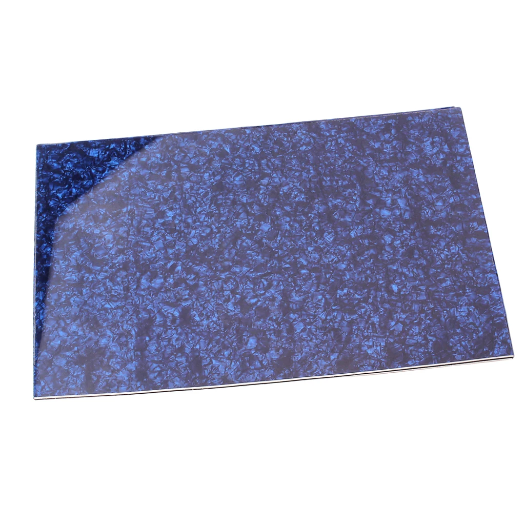 Прочный ПВХ 3 слоя гитары накладку Бланк Материал защитная пластина листа Гитара