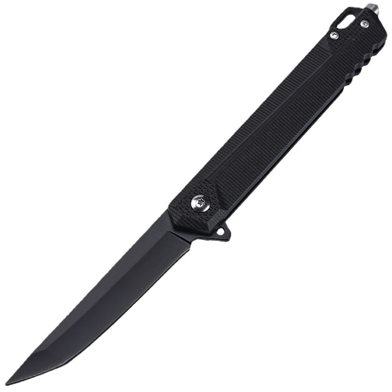 

High hardness folding knife mountaineering camping fishing barbecue knife outdoor survival knife self-defense tool
