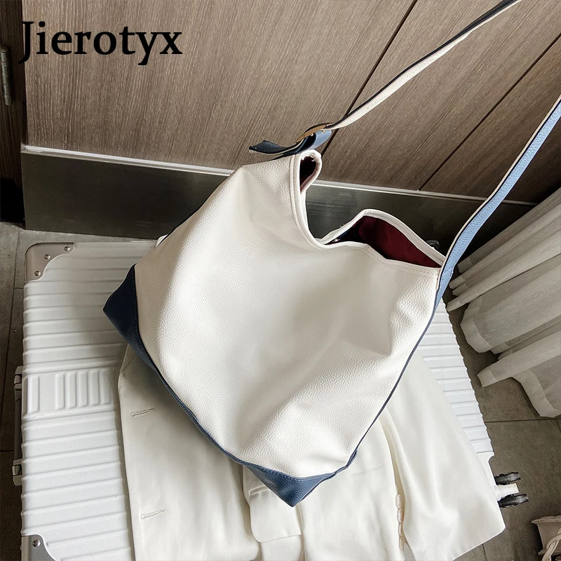Сумка на плечо JIEROTYX Женская однотонная модная дизайнерская сумочка из кожи
