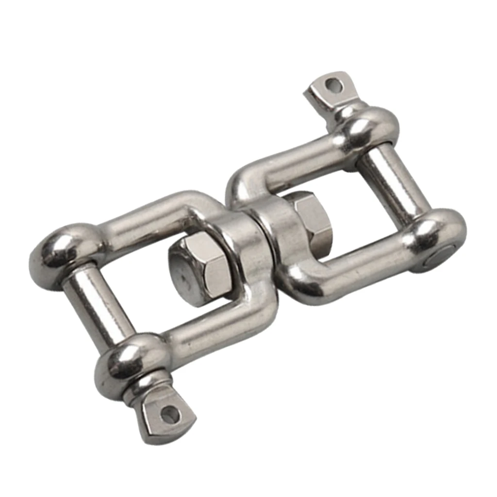 

316 Stainless Steel Anchor Chain Swivel Jaw Double Shackle M8 M10 M12