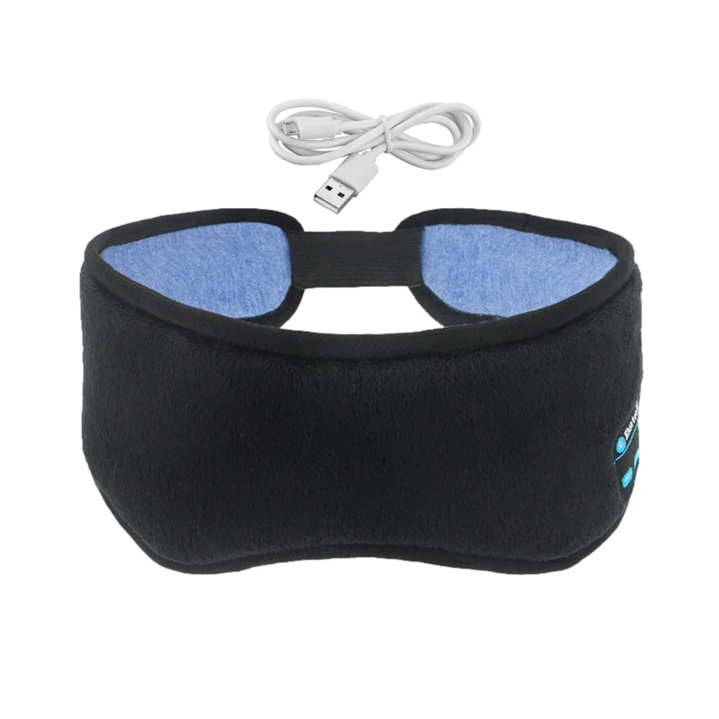 

Wireless bluetooth 5.0 Earphones Sleeping Eye Mask Music player/Sports headband Travel Headset Speakers Built-in Speakers Mic