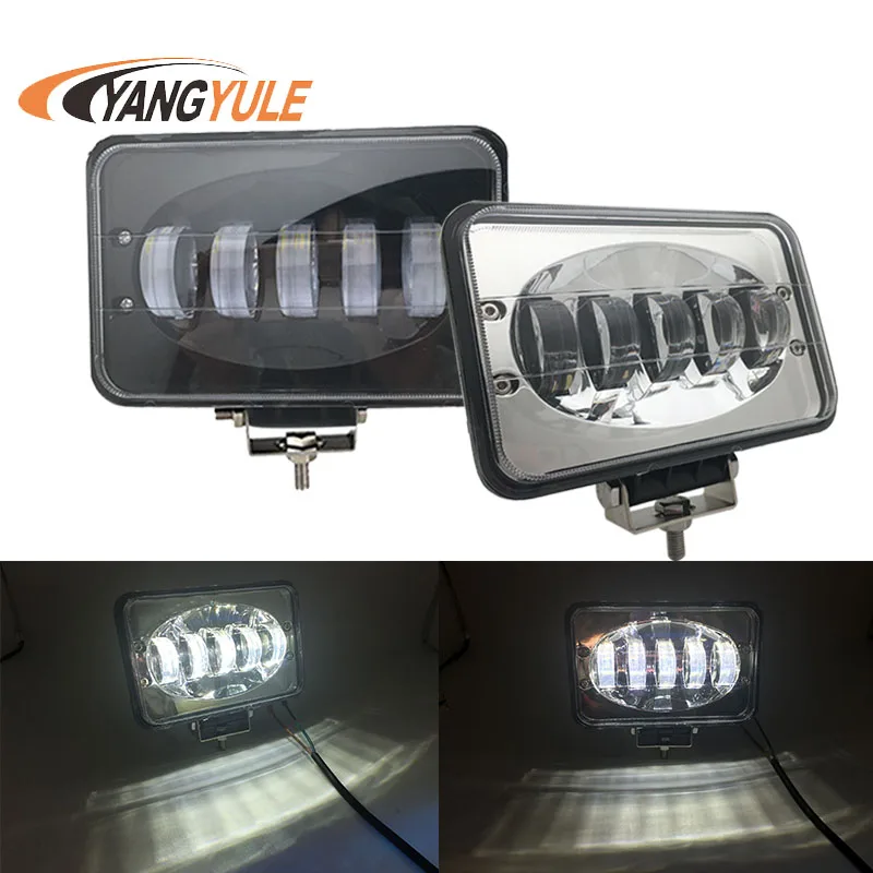 2x6 дюймовая светодиодная балка для вождения противотуманная фара внедорожника 50