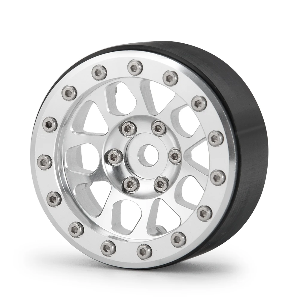 AXSPEED 4 шт./компл. 1,9 дюйймовый сплав металлический обод колеса, фитинги для SCX10 D90 CC01 1/10 RC Гусеничный