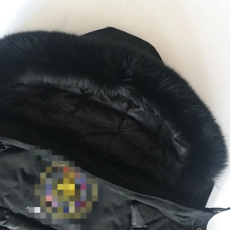 Ozhouzhan Зимний стиль уличный Повседневный Спортивный большой Универсальный пуховик средней длины для мужчин и женщин Стиль Знаменитостей