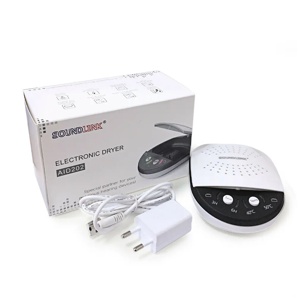 Hearing Aid Dryer Dehumidifier IEM Electronic Drying Case Dry Box with 3/6 H Timer | Электроника