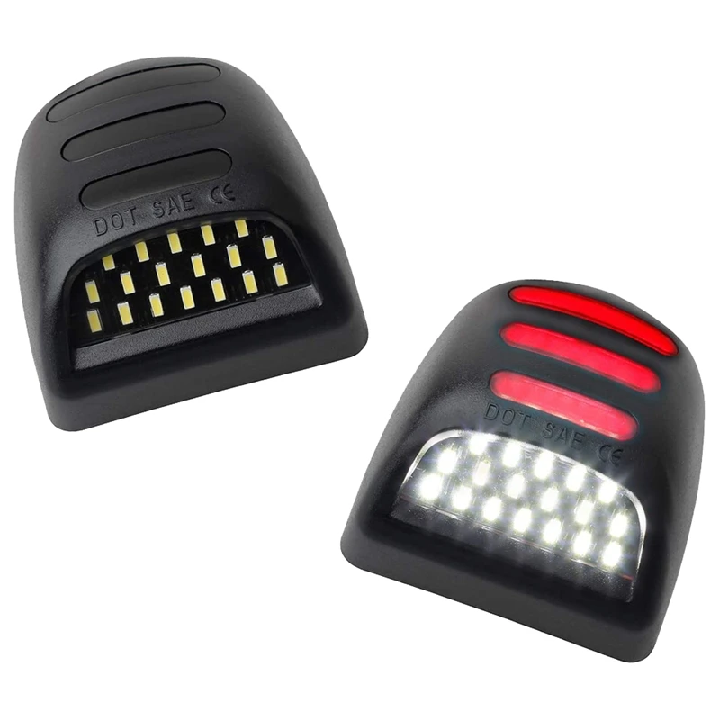 2 шт. красный SMD светодиодный светильник номерного знака для Chevy Silverado Suburban Tahoe GMC