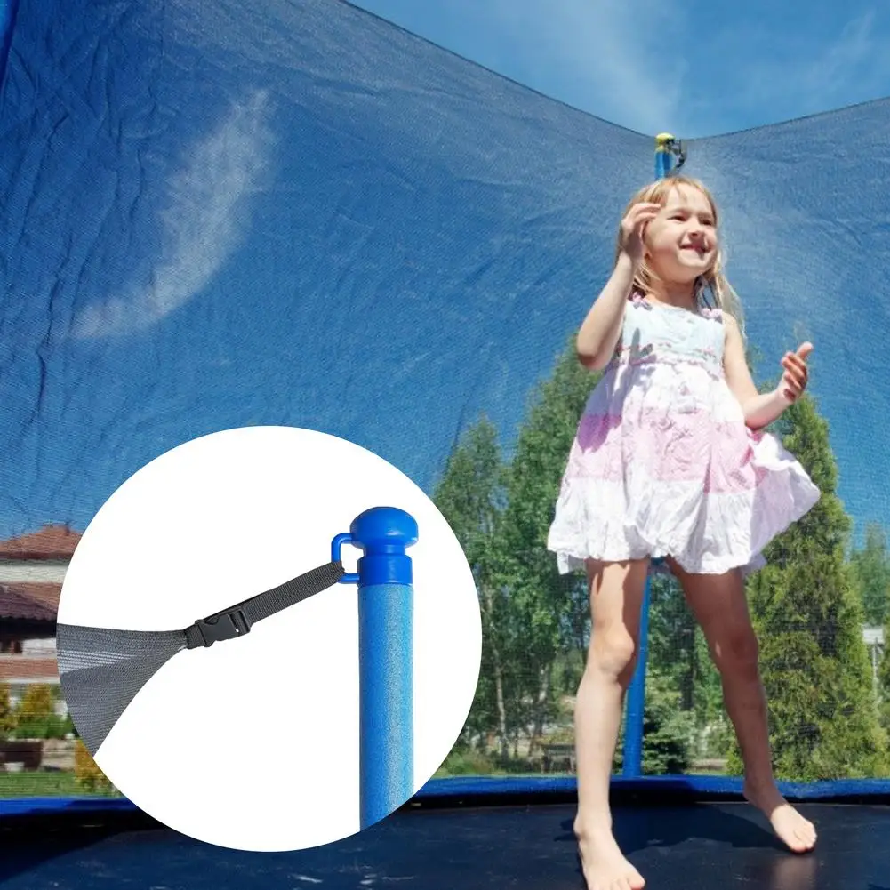 

3pcs Trampoline End Caps PP Plastic End Caps 9.5x2.8cm Enclosure Pole Caps for Trampoline Net Poles Lightweight Durable