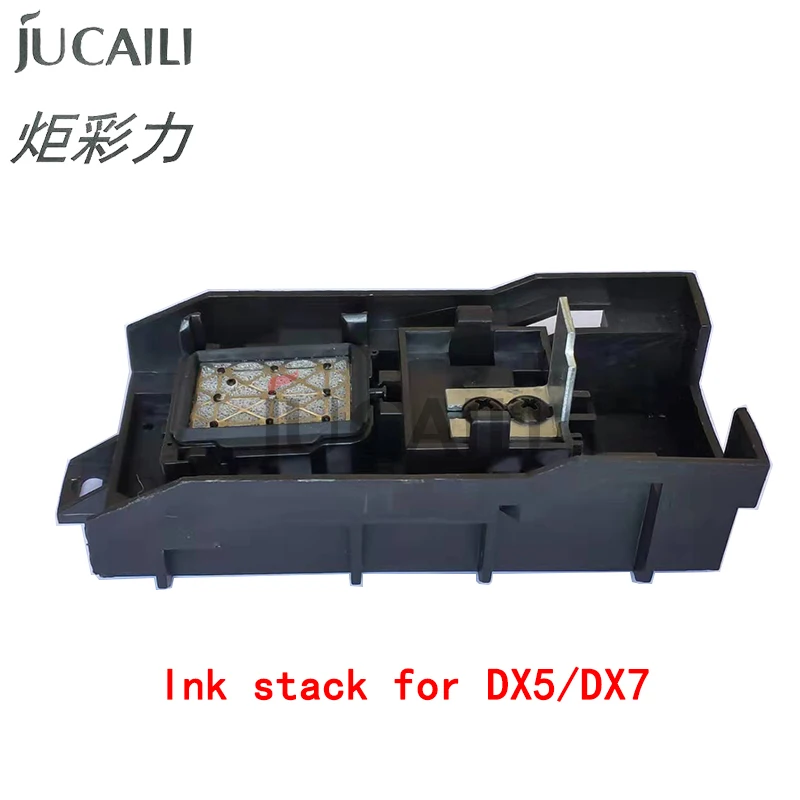 

Jucaili 1pc printer ink stack for Epson DX5/DX7/XP600/TX800 for Mimaki JV33 Allwin Yongli printer cap station head assembly