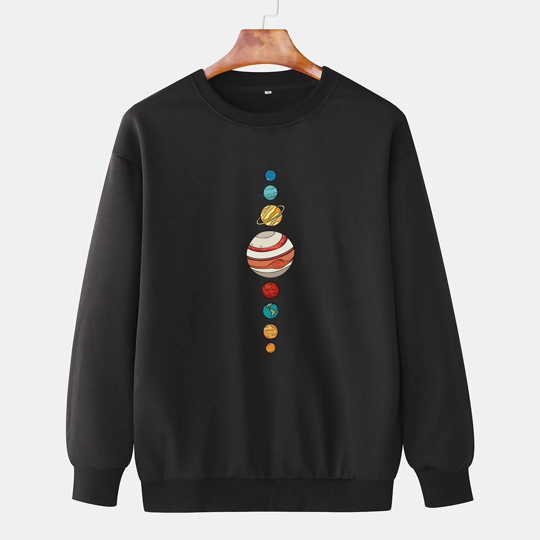 

New star print hoodie male leisure trend with autumn and winter lovers cover head travel personality travel travel loose party w