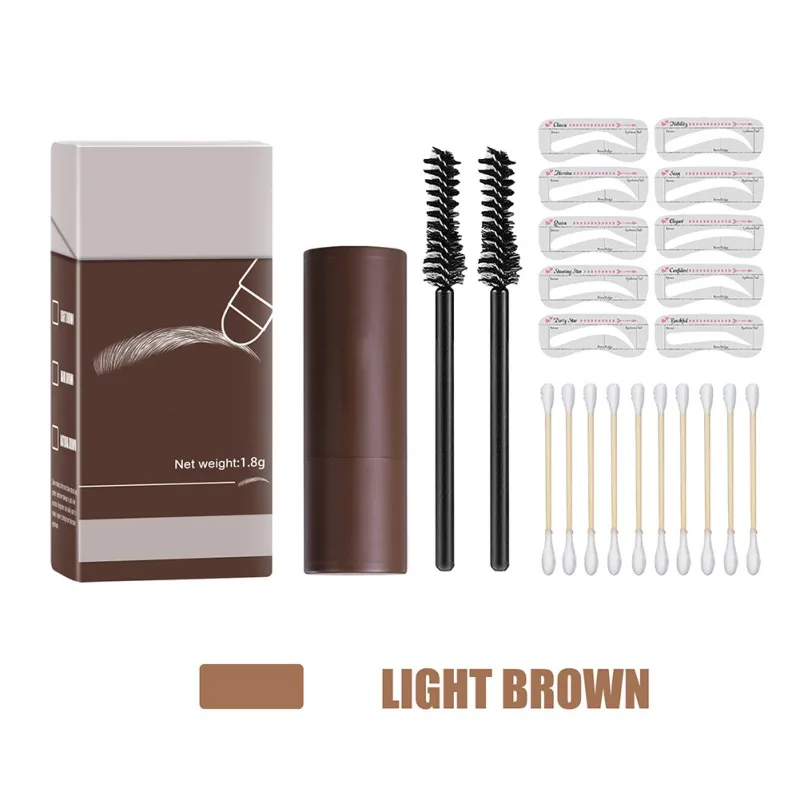

1.8g Waterproof Eyebrow Color Kit Long Lasting Eye Brow Makeup Natural Looking Hairline Shadow Eyebrow Powder