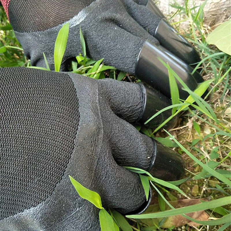 1 пара высококачественных садовых перчаток 8 пластиковых резиновых из АБС