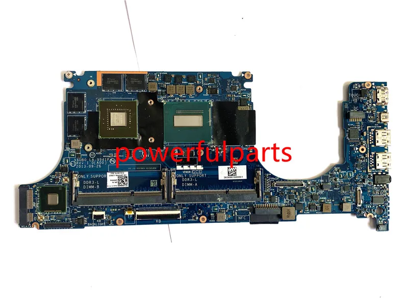

100% working for Dell OEM Precision M3800 Motherboard 0PPPP8 CN-0PPPP8 PPPP8 VAUB0 LA-9941P i7-4712HQ CPU @ 2.3GHz