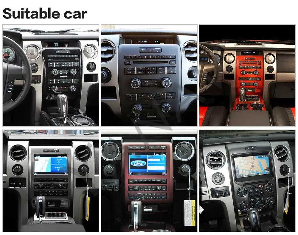 

Автомагнитола 2DIN для Ford F150 P415 Raptor 2008-2014, мультимедийный видеоприемник, GPS-навигация, DVD