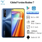 Смартфон Realme разблокированный, 7 дюймов, 8 + 128 ГБ, Helio G95