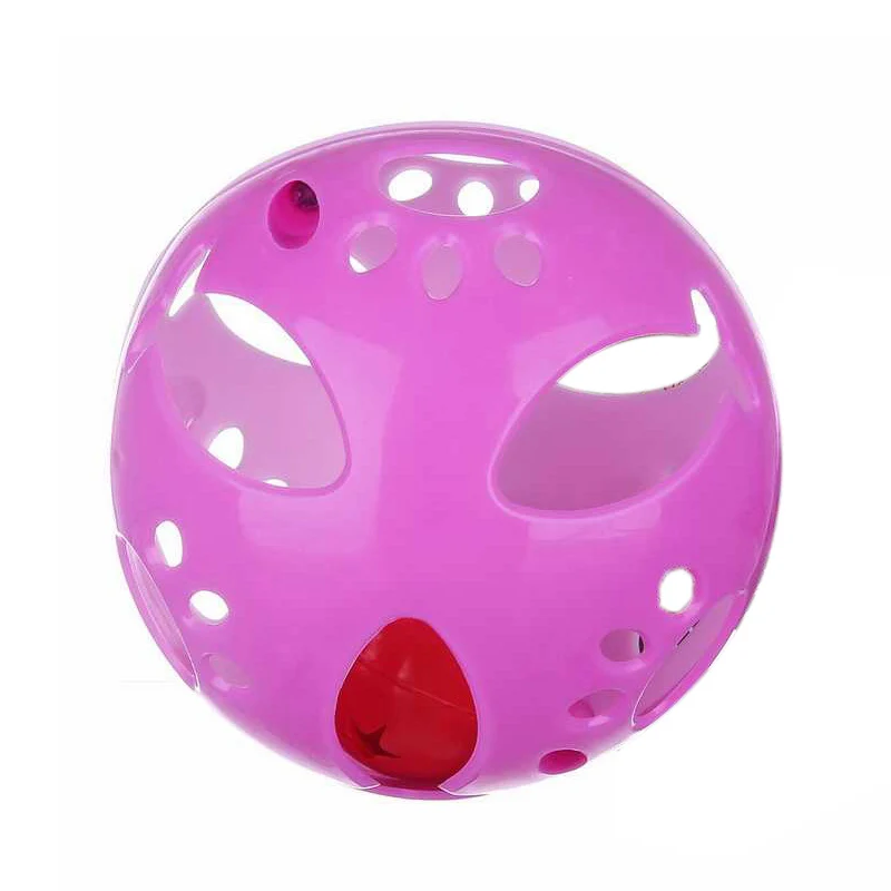 

Misterolina Plastic Dog Toy Balls With Bell Sound Pet Or Interactive Toy Training Puppy Durable Toys Animal Pets For Large U7Z1