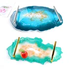 Большая силиконовая форма для подноса, нестандартные подставки, тарелка для фруктов, коврик, форма сделай сам, инструмент для изготовления форм УФ-отверждаемая эпоксидная смола