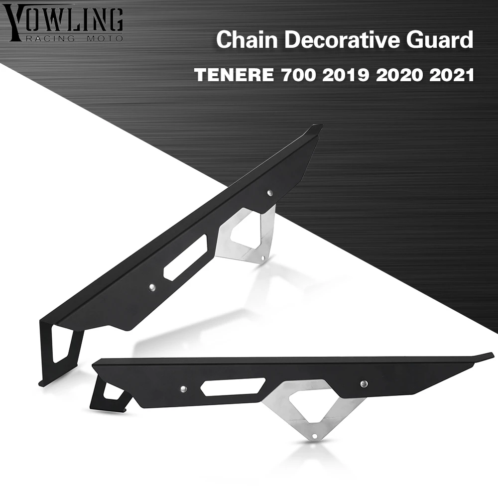 For Yamaha Tenere 700 Chain Guard Tenere700 Motorcycle NEW Parts Belt Guard Cover Protector Chain Decorative Guard
