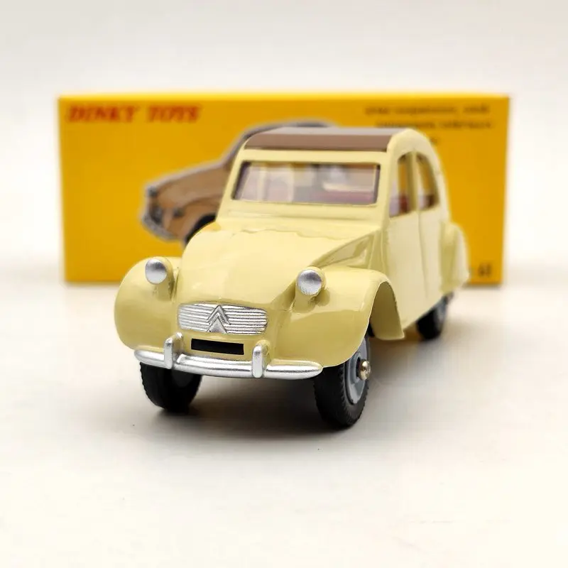 DeAgostini 1/43 Dinky Toys 558 2CV Citroen Modele 61 литые под давлением модели автомобилей|Наземный