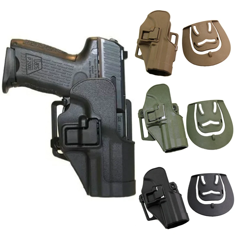 Тактический кобура для CQC HK USP ремень черный загар зеленый Полимерная Кобура для охоты страйкбол стрельба армейский пистолет USP аксессуары для кобуры