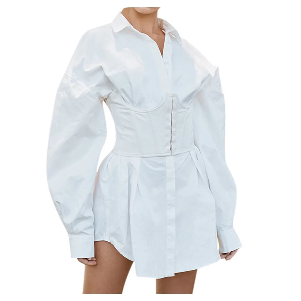 2019 сексуальное Белое жаккардовое платье с длинным рукавом необычной длины