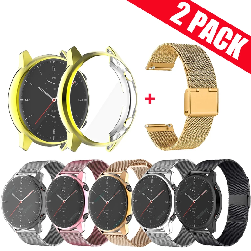 

Металлический ремешок для смарт-часов Xiaomi Huami Amazfit GTR 2 GTR 2e, 22 мм
