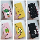Чехол для OPPO A74, A54, A94, силиконовый ударопрочный чехол из ТПУ с изображением милой кошки, кактуса, авокадо, задняя крышка для OPPOA74, OPPOA94, 4G, 5G A 74, 94, 54, оболочка