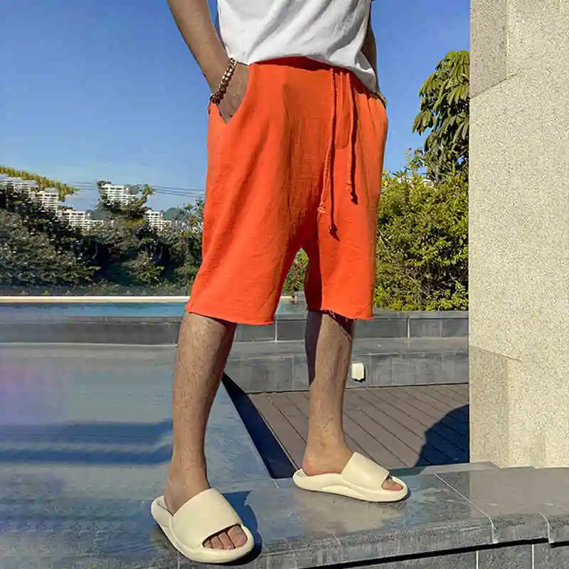 Мужские спортивные шорты повседневные свободные в британском стиле пляжные