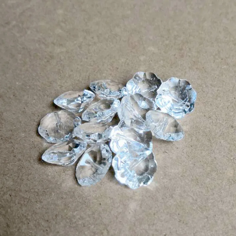 Полимерные швейные пуговицы диаметром 15 мм 50 шт. Скрапбукинг круглые прозрачные