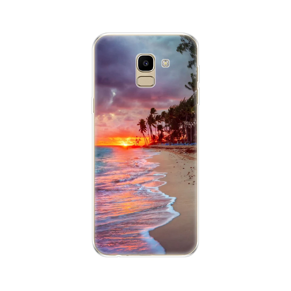 Чехол для Samsung J6 2018 EU J600 J600F SM-J600F мягкий чехол из ТПУ Galaxy J6Plus + J 6 Plus J610 J610F | Мобильные