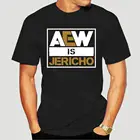 Футболка AEW ist Jericho Alle Elite, летняя Модная брендовая мужская футболка teeshirt, европейские размеры, Прямая поставка