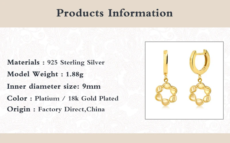

GS Hoop Earrings For Women Twisted Circle Exquisite Brincos 925 Sterling Silver Earrings Fashion Jewelry 2020 For Christmas