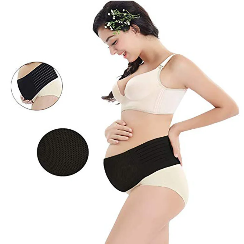Cintur&oacute;n de soporte Prenatal para mujer embarazada, vendaje Protector el&aacute;stico, ajustable, protecci&oacute;n de cintura-2