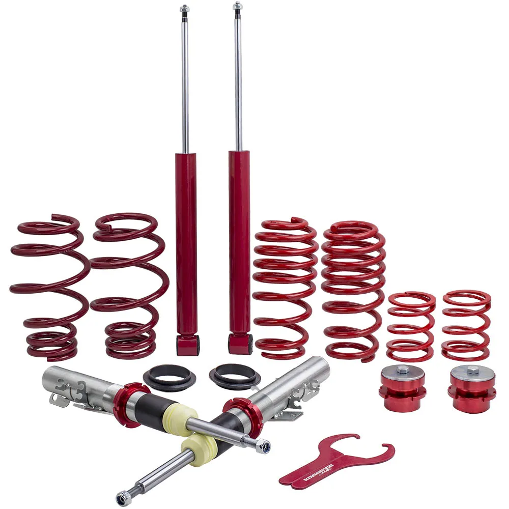 Coilover пружина стойки подвески для VW Polo MK4 9N koda Fabia Mk1 Mk2 1 2 4|Амортизаторы и опоры| |
